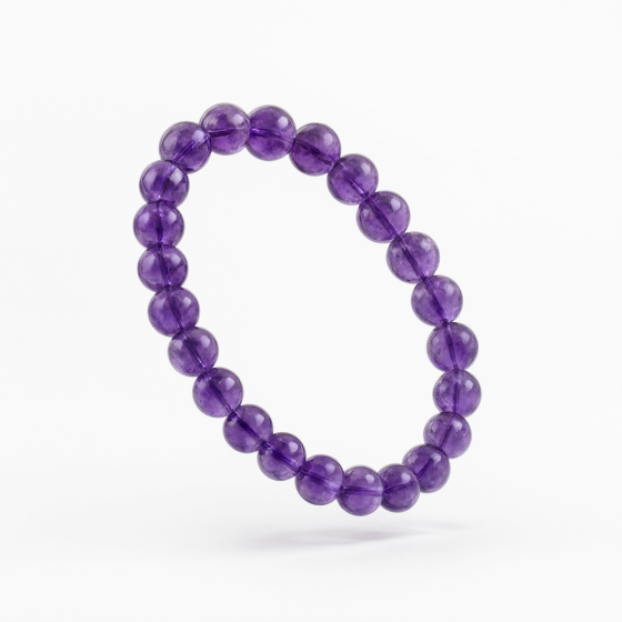 Lavender Amethyst Bracelet 8mm