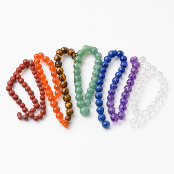 7-Chakra Crystal Bracelet Set
